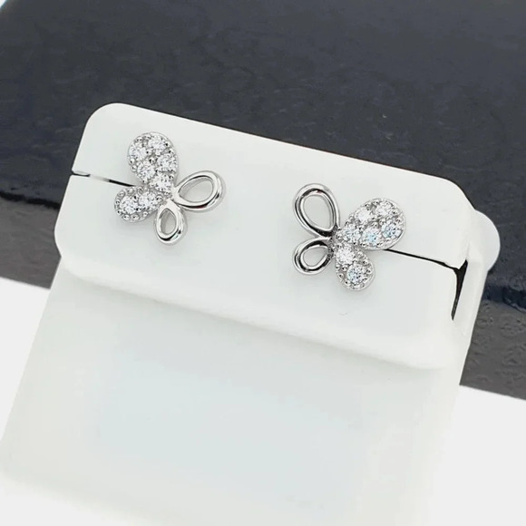 "925 sterling silver luxury CZ earrings for women/girls, Best forRJUS2216 - Picture 4 of 11